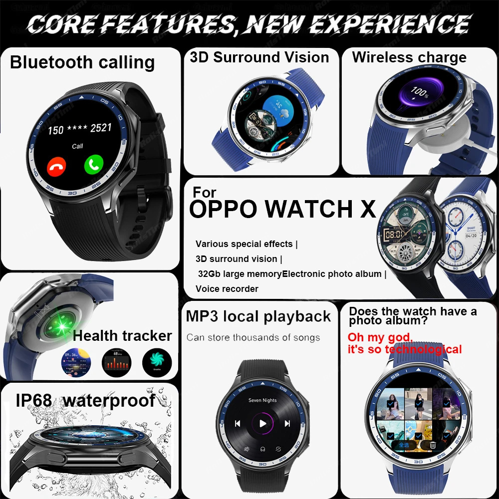 1.43 AMOLED ساعة ذكية ثلاثية ا - مراجعة Smartwatch Timex Watches For Men وسعره