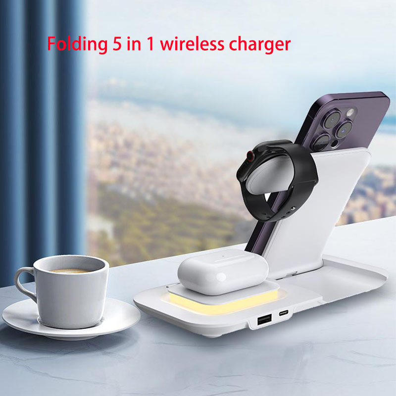 محطة شحن لاسلكية قابلة للطي 3  - مراجعة Smartwatch Watches For Iphone وسعره