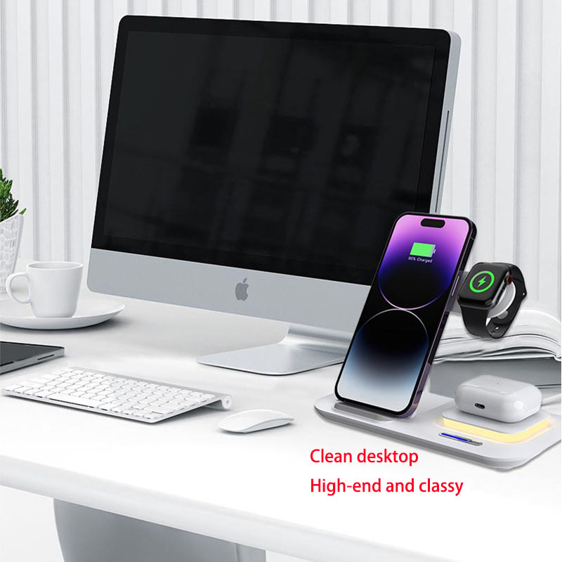 محطة شحن لاسلكية قابلة للطي 3  - مراجعة Smartwatch Watches For Iphone وسعره