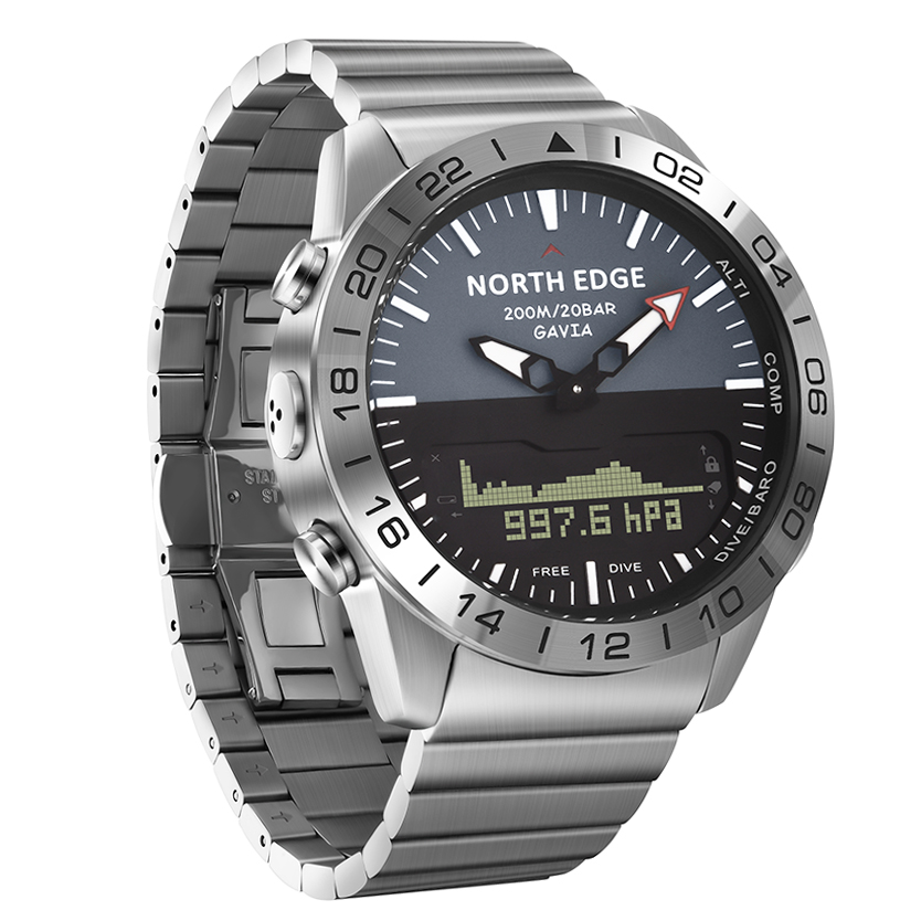 الرجال الغوص الرياضة الرقمية و - مراجعة Altimeter Compass Watch وسعره