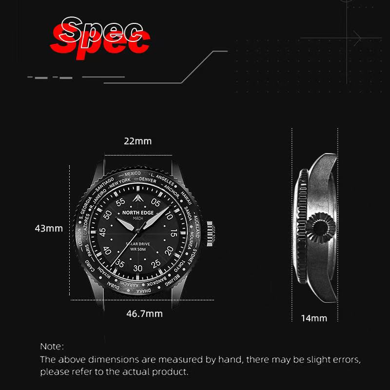 ساعة نورث إيدج مابل للرجال تعم - مراجعة Watches Not Smartwatch وسعره