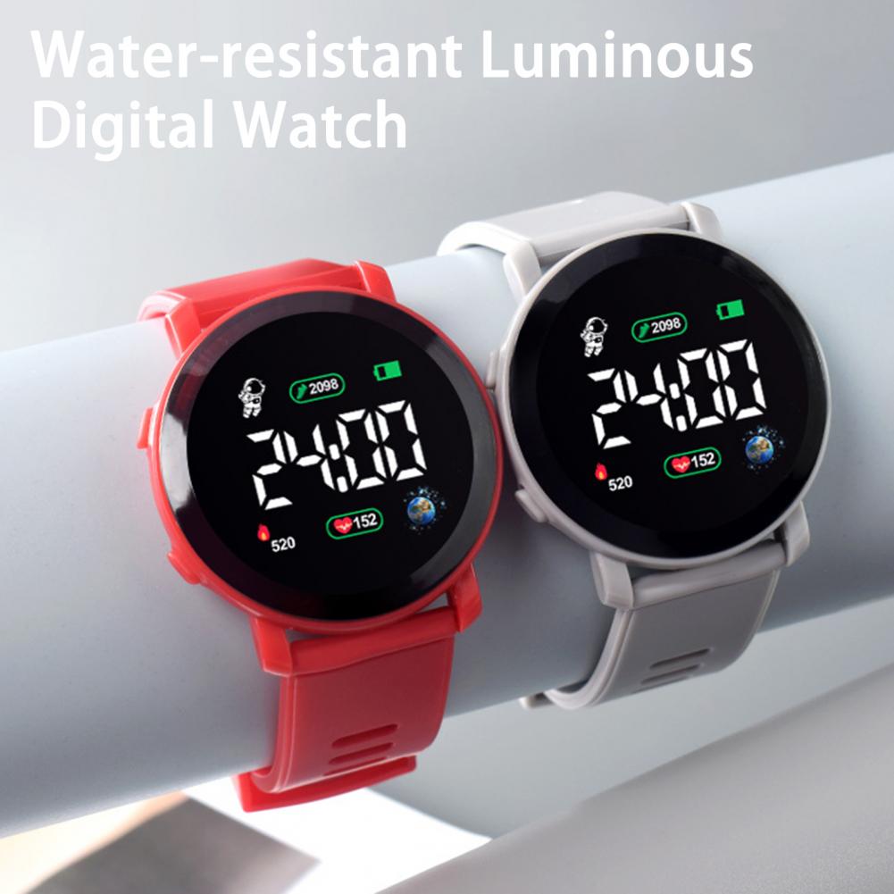 ساعة يد رقمية LED للأطفال مقاو - مراجعة Kids Watches Not Smartwatch وسعره