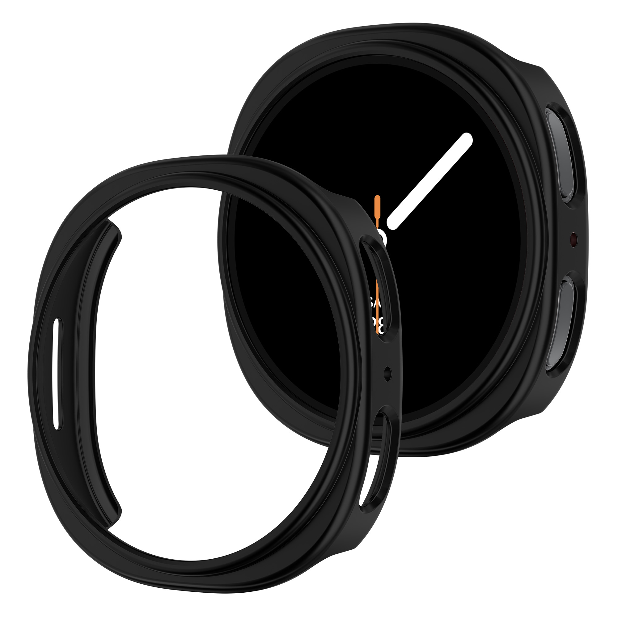 حافظة مجوفة + سوار سيليكون رسم - مراجعة Smartwatch Samsung Watches For Men وسعره