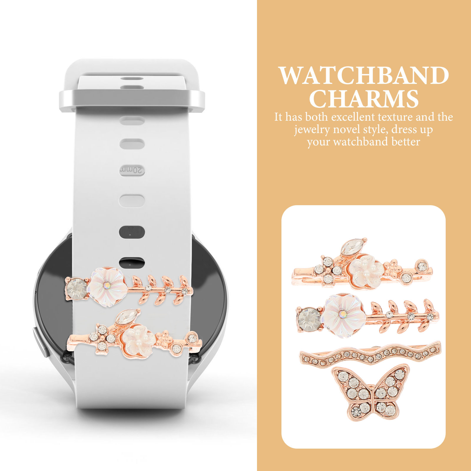 مجموعة من 4 قطع زينة لحزام الس - مراجعة Kids Watches Not Smartwatch وسعره