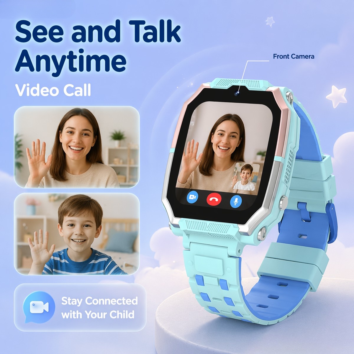 ساعة ذكية للأطفال SHXI H15 4G  - مراجعة Kids Watches Not Smartwatch وسعره