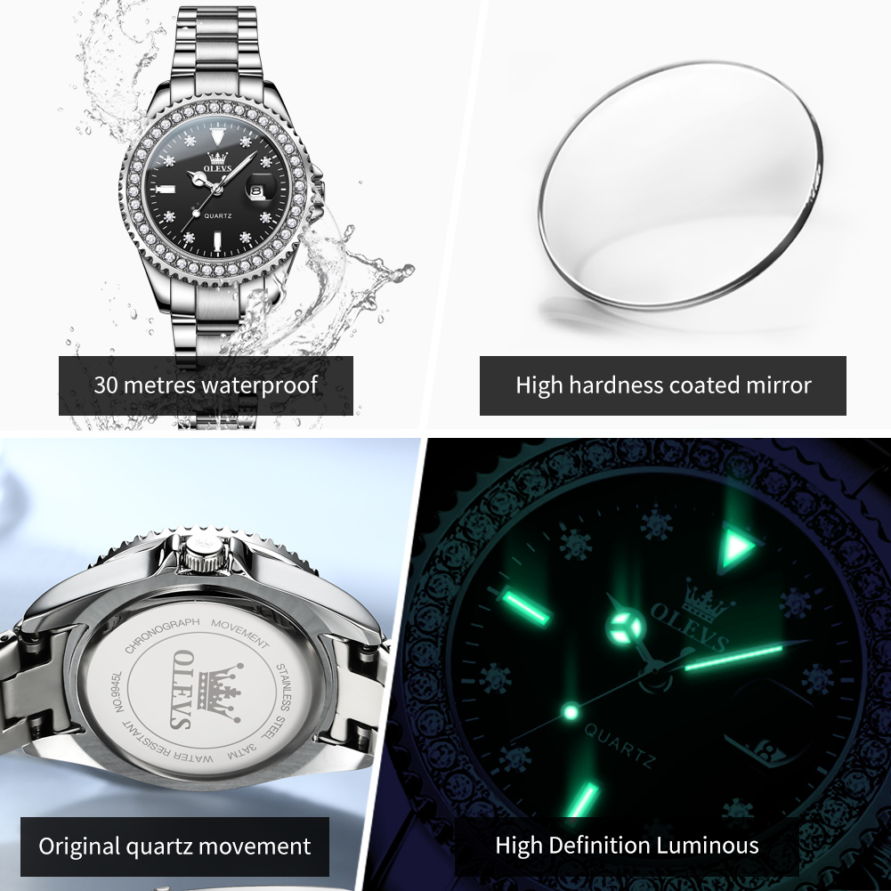 OLEVS العلامة التجارية الفاخرة - مراجعة Luxury Ceramic Watch وسعره