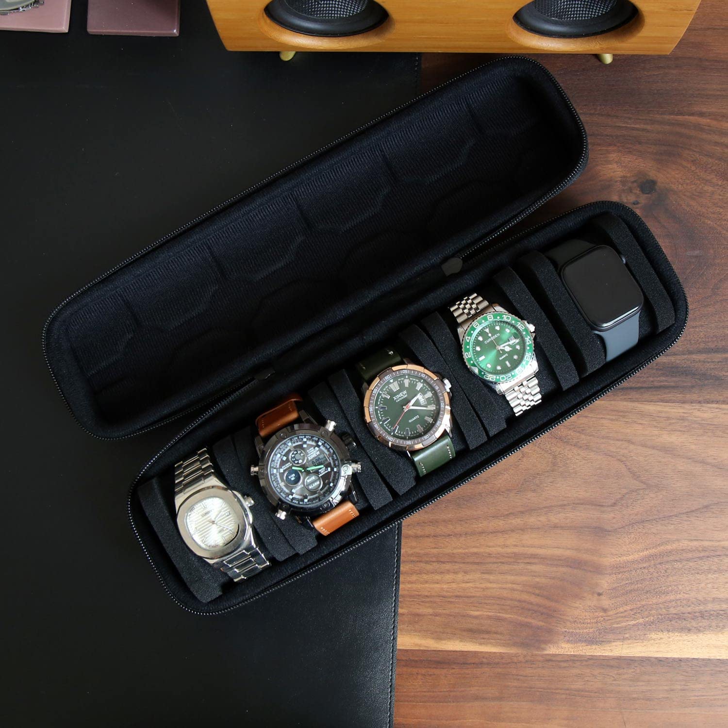 منظم صندوق الساعة للرجال أو ال - مراجعة Smartwatch Watches For Men وسعره
