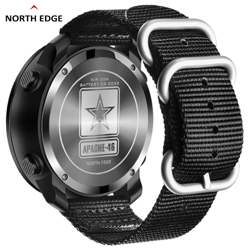 نورث ايدج اباتشي-46 ساعة رقمية - مراجعة Altimeter Compass Watch وسعره