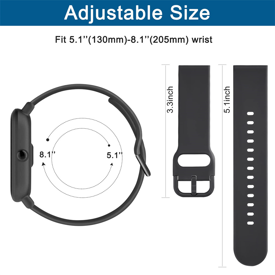20 مللي متر/22 مللي متر سيليكو - مراجعة Smartwatch Samsung Watches For Men وسعره
