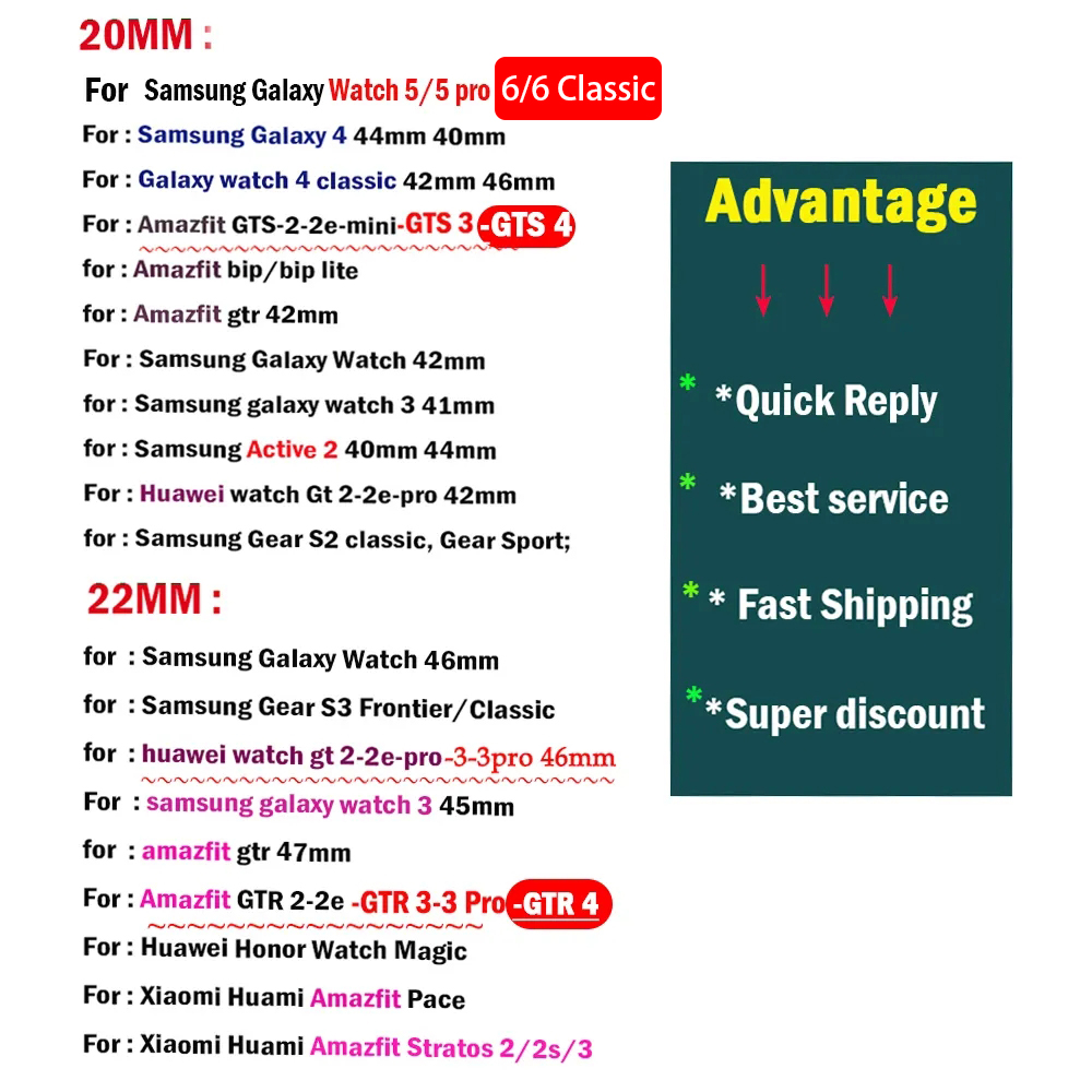 20 مللي متر/22 مللي متر سيليكو - مراجعة Smartwatch Samsung Watches For Men وسعره