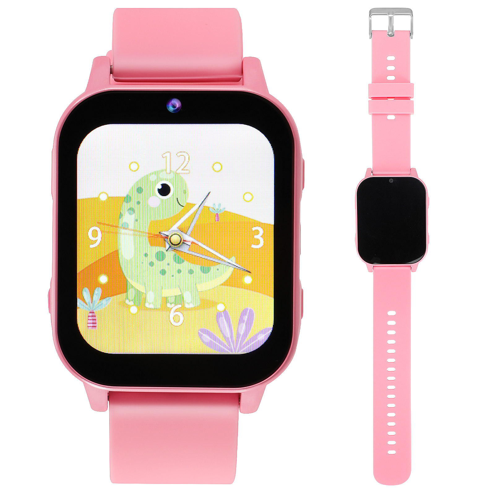 ساعة ذكية للأطفال مع ألعاب، سا - مراجعة Smartwatch Pink Watches For Kids وسعره