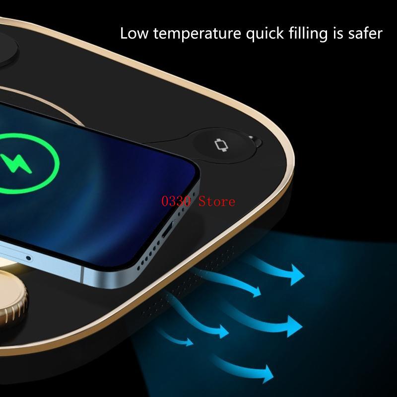 15W Fast Wireless 3 in 1 Qi Ch - مراجعة Watch Xs8 وسعره