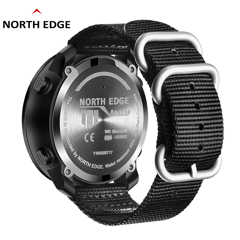 NORTH EDGE ساعات للرجال APACHE - مراجعة Altimeter Compass Watch وسعره