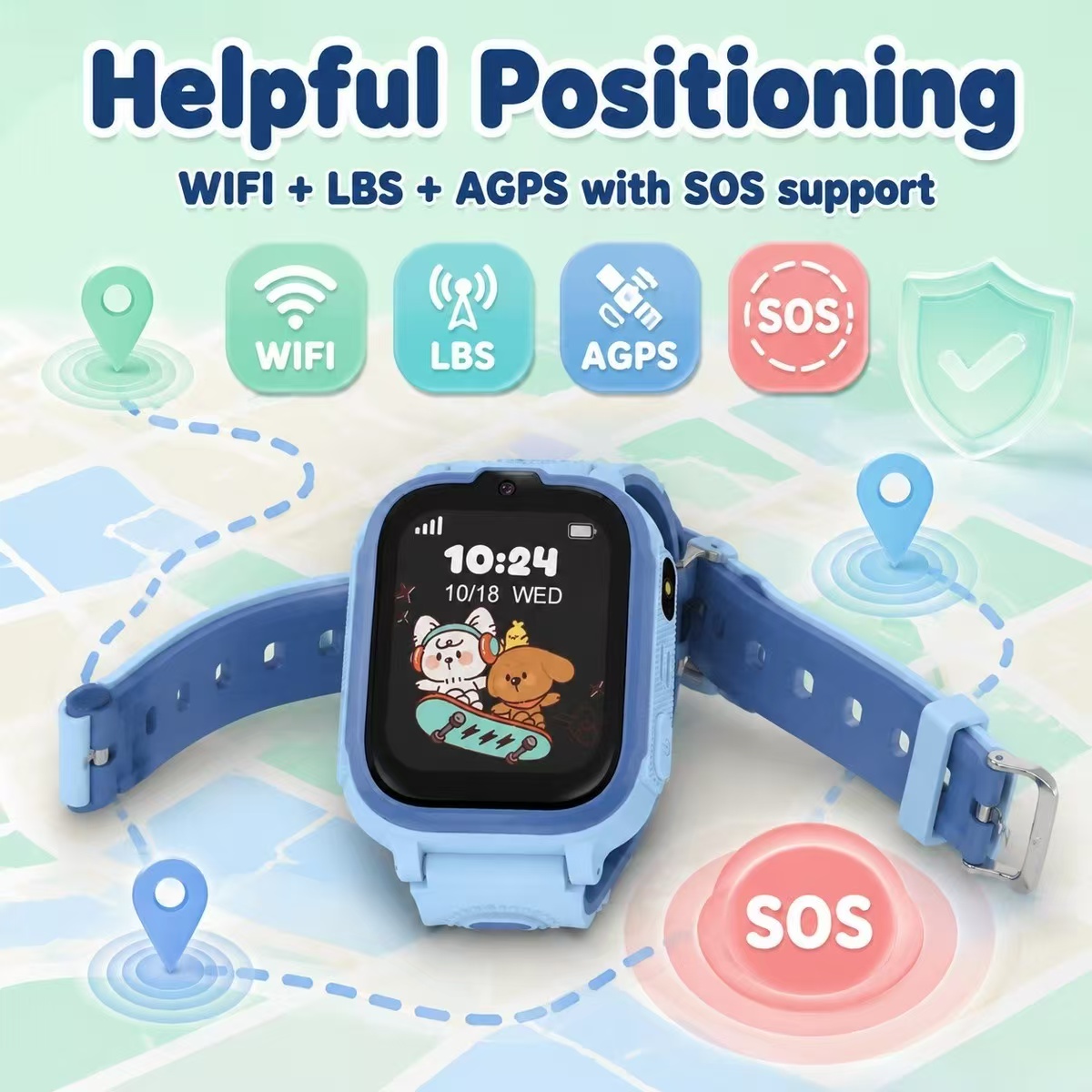 ساعة ذكية للأطفال DH28 بشاشة 1 - مراجعة Kids Watches Not Smartwatch وسعره
