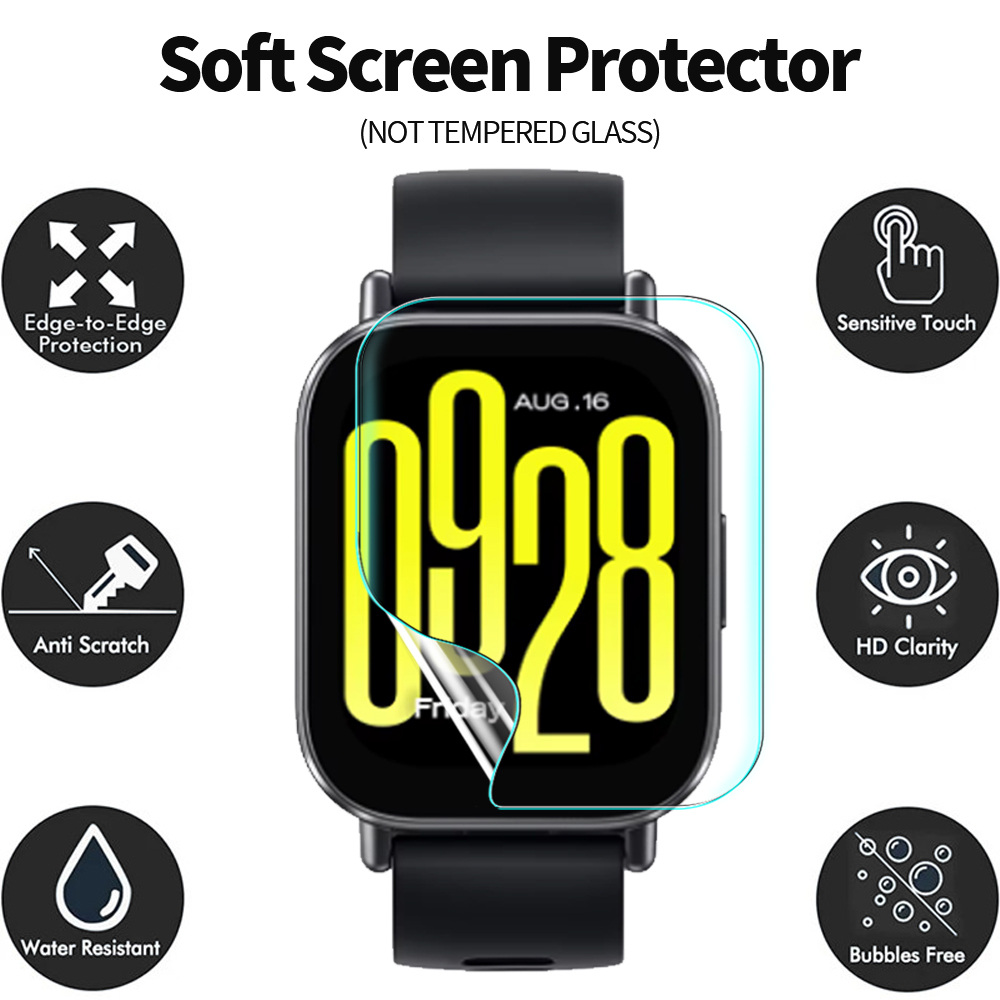 فيلم هيدروجيل لساعة Xiaomi Red - مراجعة Watches Not Smartwatch وسعره