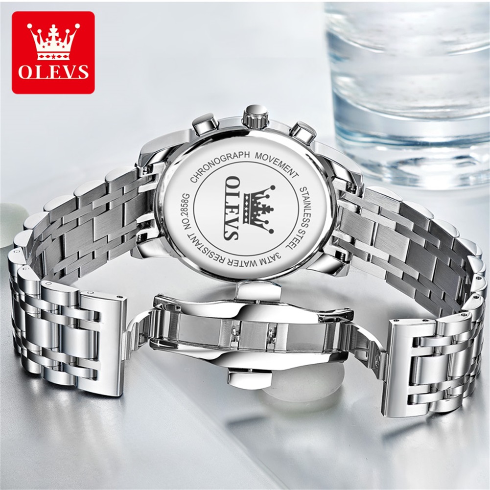 ساعات OLEVS الشهيرة للرجال من  - مراجعة Analog Quartz Watch وسعره