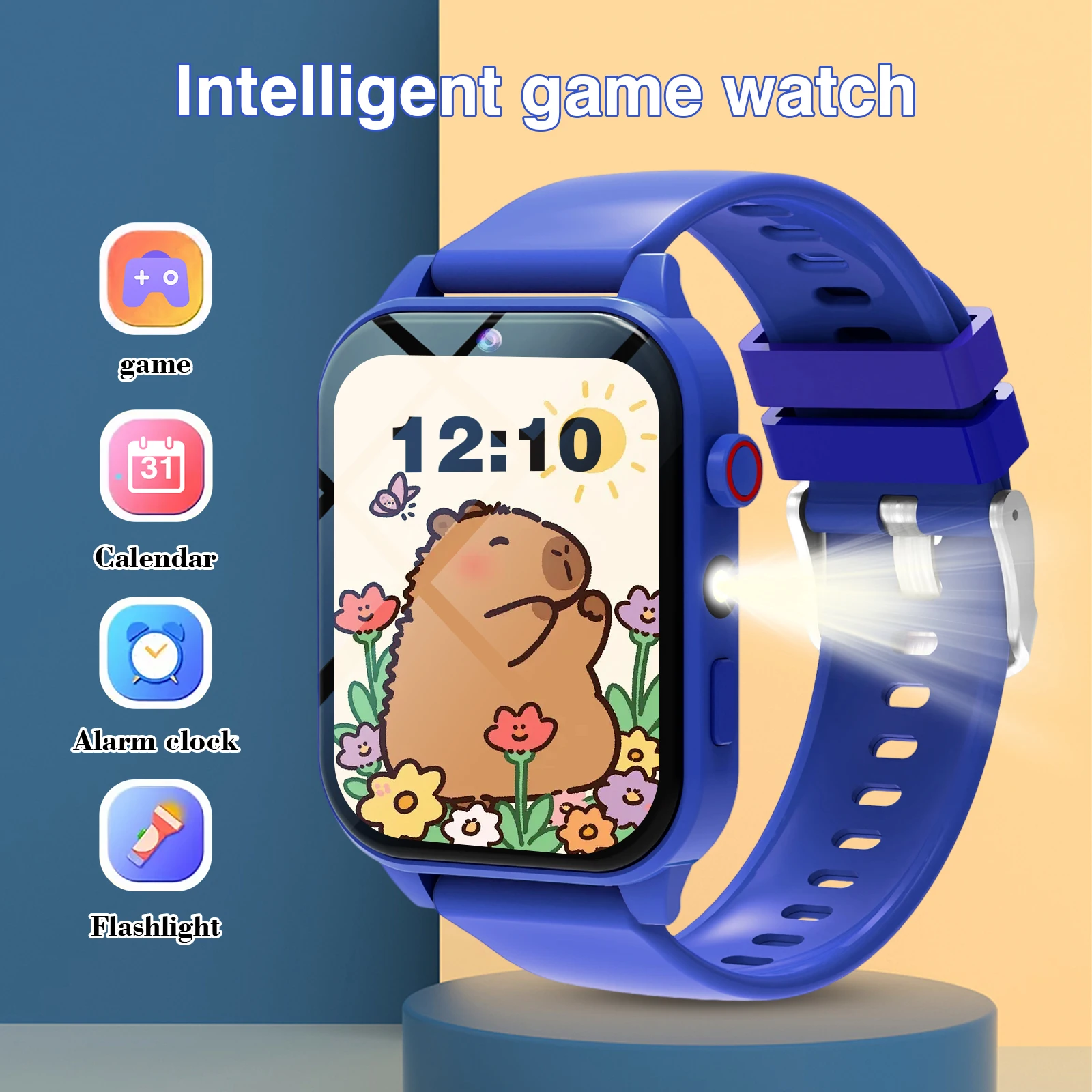 ساعة ذكية للأطفال 18 لعبة كامي - مراجعة Smartwatch Digital Watches For Kids وسعره