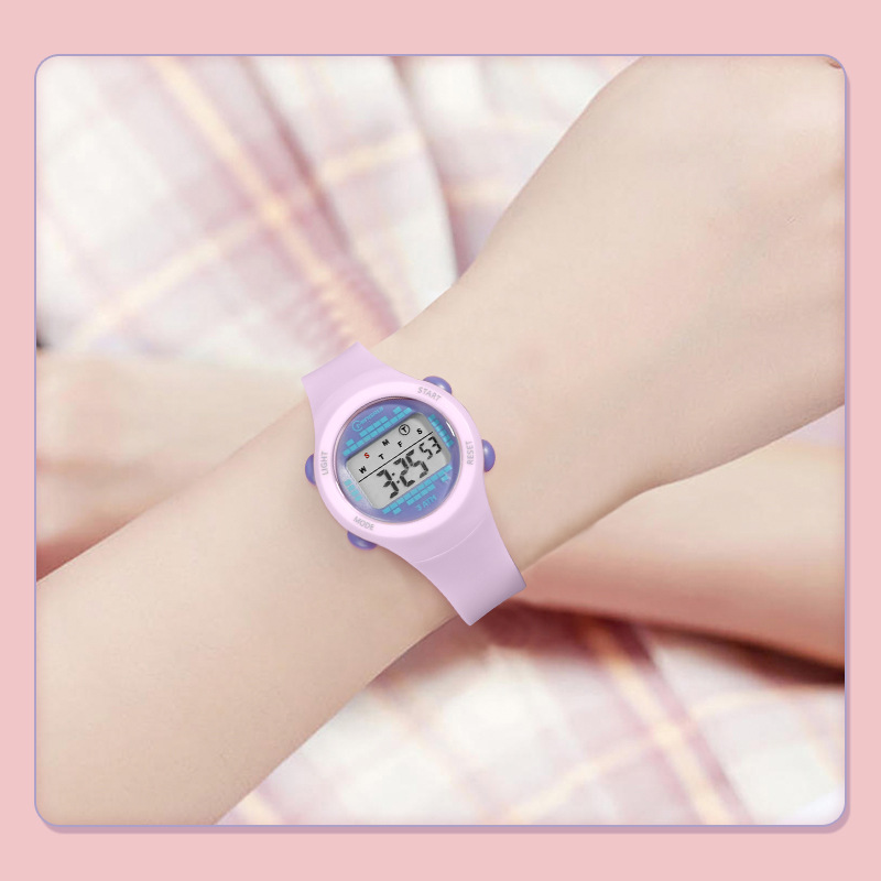 ساعة إلكترونية مقاومة للماء لل - مراجعة Smartwatch Pink Watches For Kids وسعره