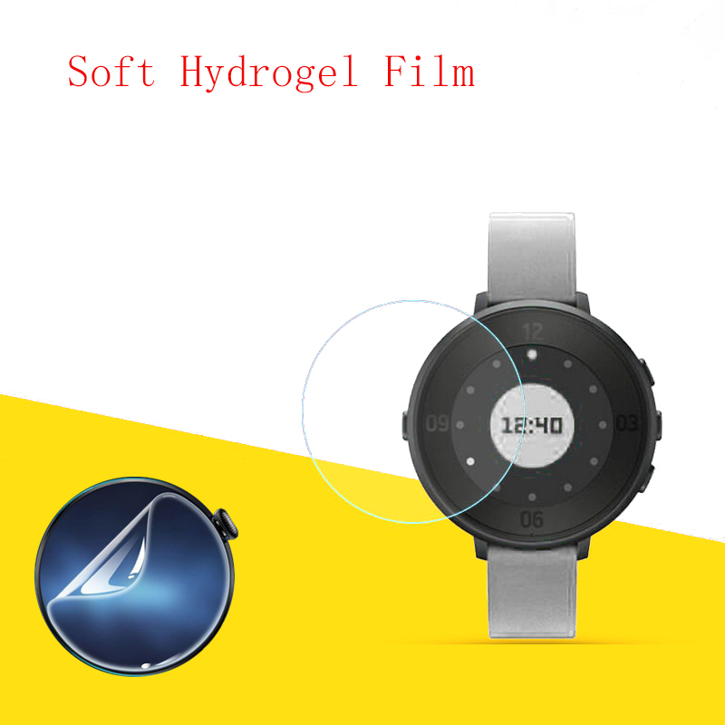 ساعة ذكية من فيلم هيدروجيل ناع - مراجعة Smartwatch Pebble Watches وسعره