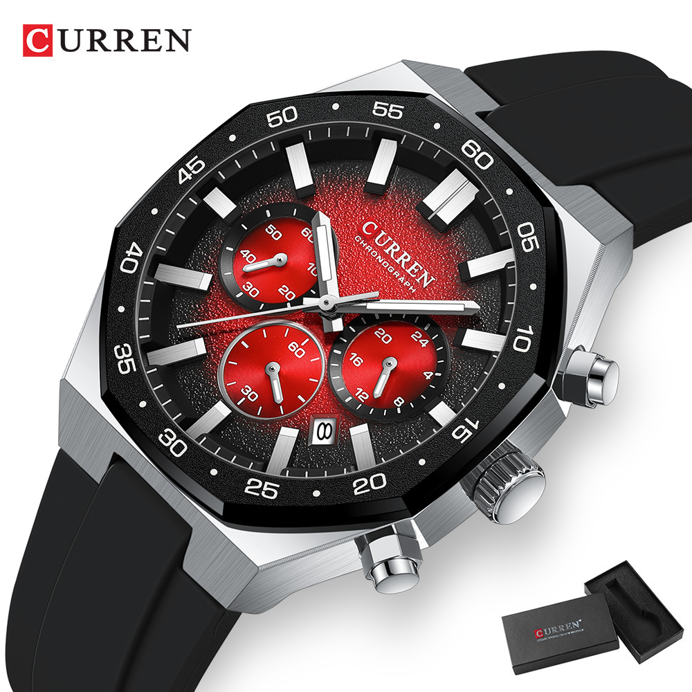 ساعة يد رياضية رجالية عصرية من - مراجعة Analog Quartz Watch وسعره