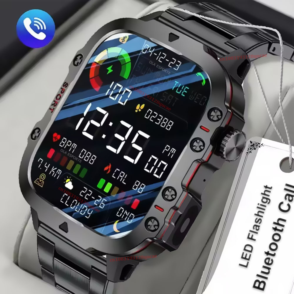 ساعة ذكية عسكرية جديدة للرجال  - مراجعة Watch Display Pillow وسعره