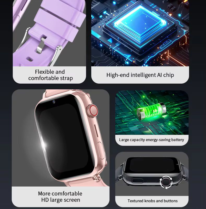 ساعة ذكية لتتبع الأطفال بتقنية - مراجعة Smartwatch Watches For Kids Sale وسعره