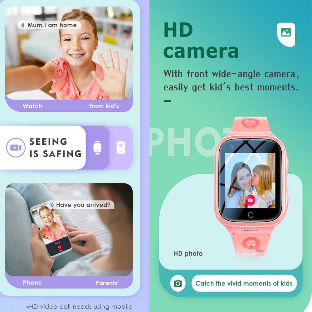 بيع كبير 1000mAh الاطفال ساعة  - مراجعة Smartwatch Watches For Kids Sale وسعره