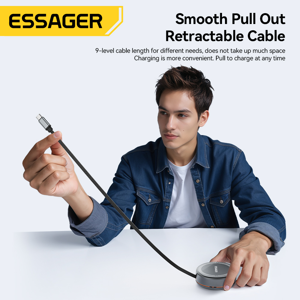 Essager 15W 3 في 1 شاحن لاسلكي - مراجعة Smartwatch Watches For Iphone وسعره