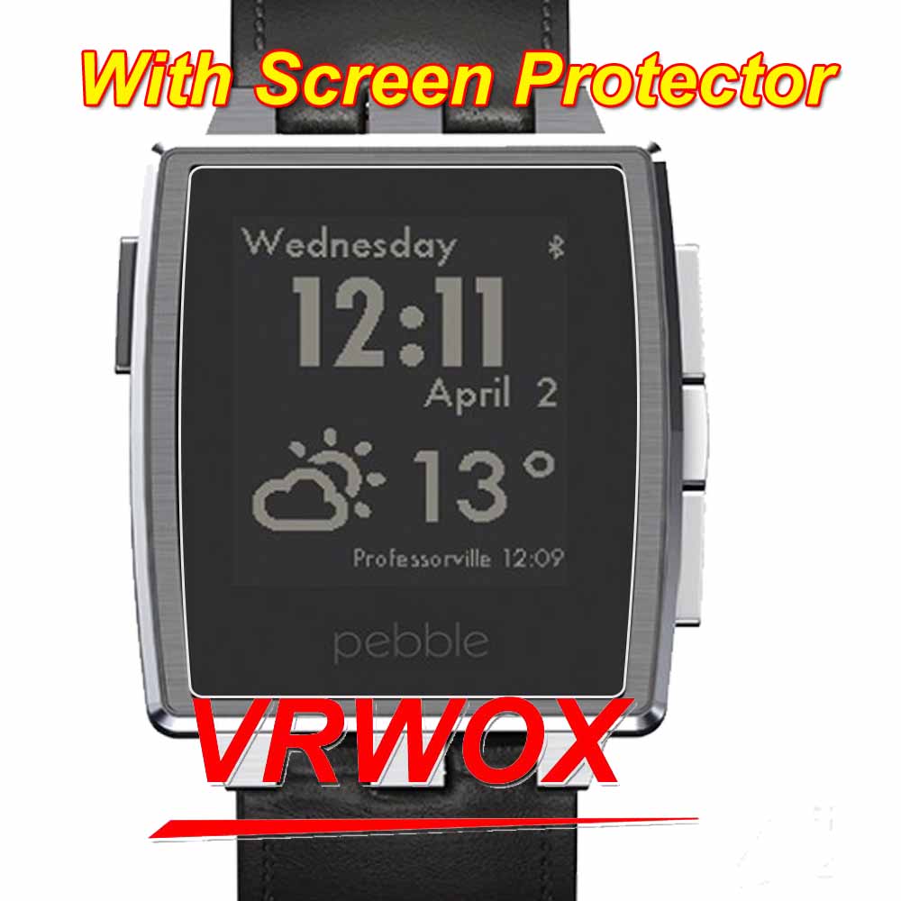 3 قطعة واقي للشاشة ل بيبل ستيل - مراجعة Smartwatch Pebble Watches وسعره