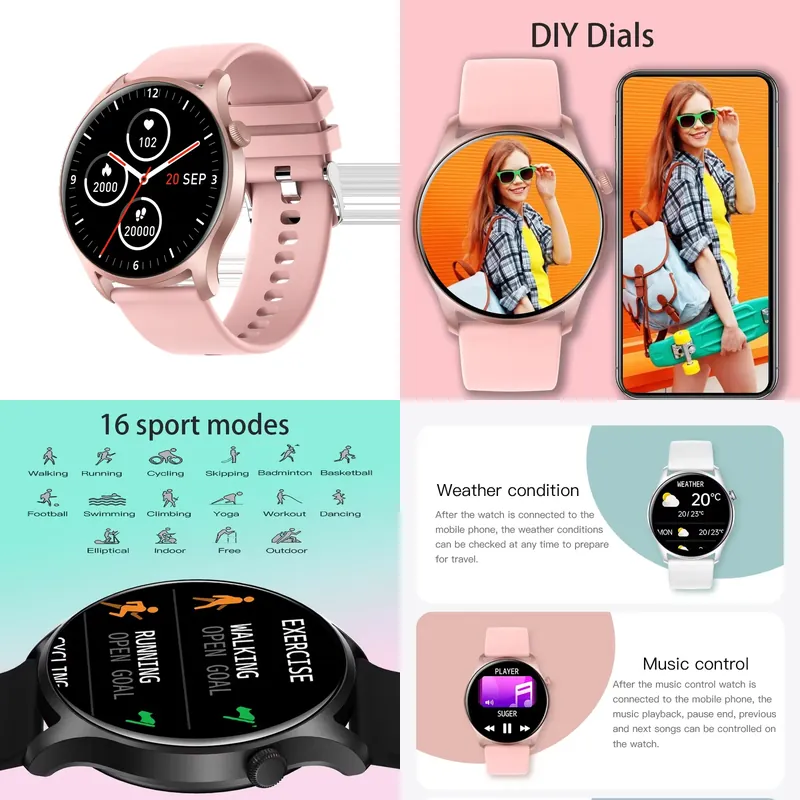 ساعة ذكية SENBONO MAX8 للرجال  - مراجعة Smartwatch Watches For Men وسعره