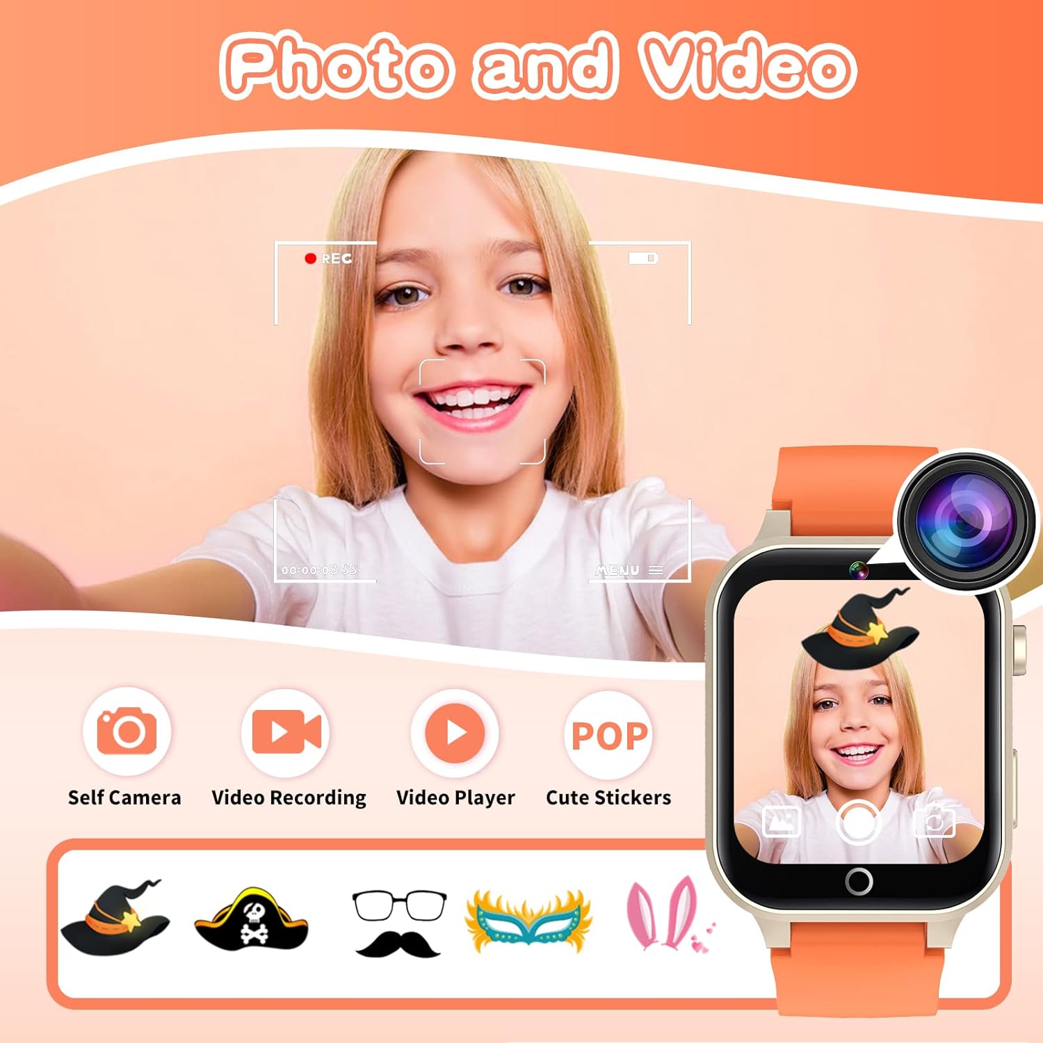 ساعة ذكية لألعاب الأطفال لعمر  - مراجعة Smartwatch Digital Watches For Kids وسعره