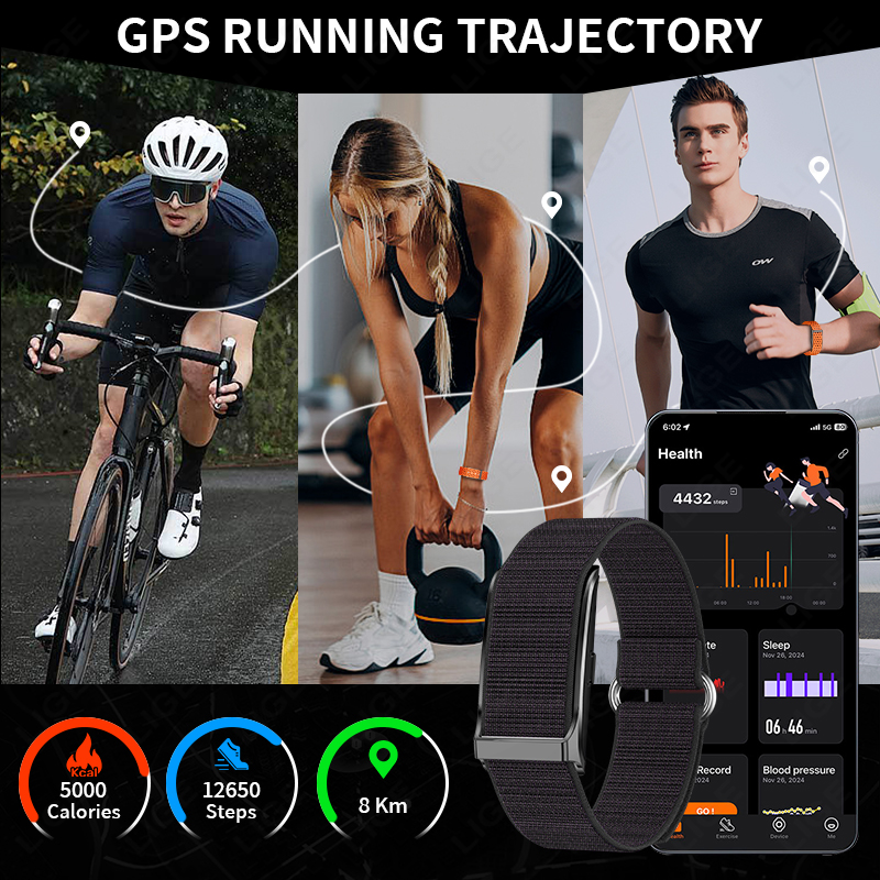 LIGE 100+ الرياضة جهاز تعقب لل - مراجعة Smartwatch Watches For Men وسعره