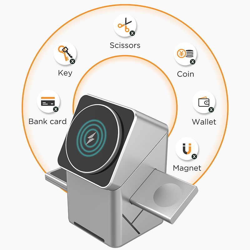 شاحن لاسلكي متعدد الوظائف 3 في - مراجعة Smartwatch Watches For Iphone وسعره