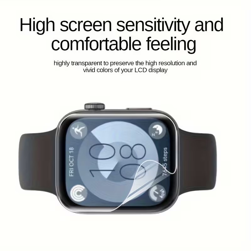 1-4 قطع من واقي الشاشة الهيدرو - مراجعة Smartwatch Watch Huawei وسعره