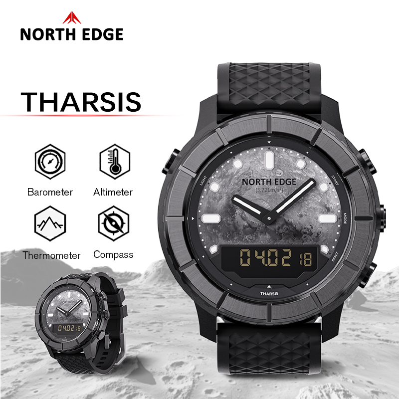 ساعة رقمية للرجال من نورث إيدج - مراجعة Altimeter Compass Watch وسعره