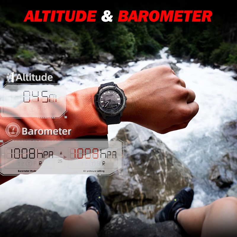 ساعة رقمية للرجال من نورث إيدج - مراجعة Altimeter Compass Watch وسعره