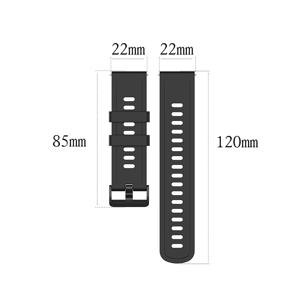 22 مللي متر سيليكون حزام الساع - مراجعة Smartwatch Pebble Watches وسعره