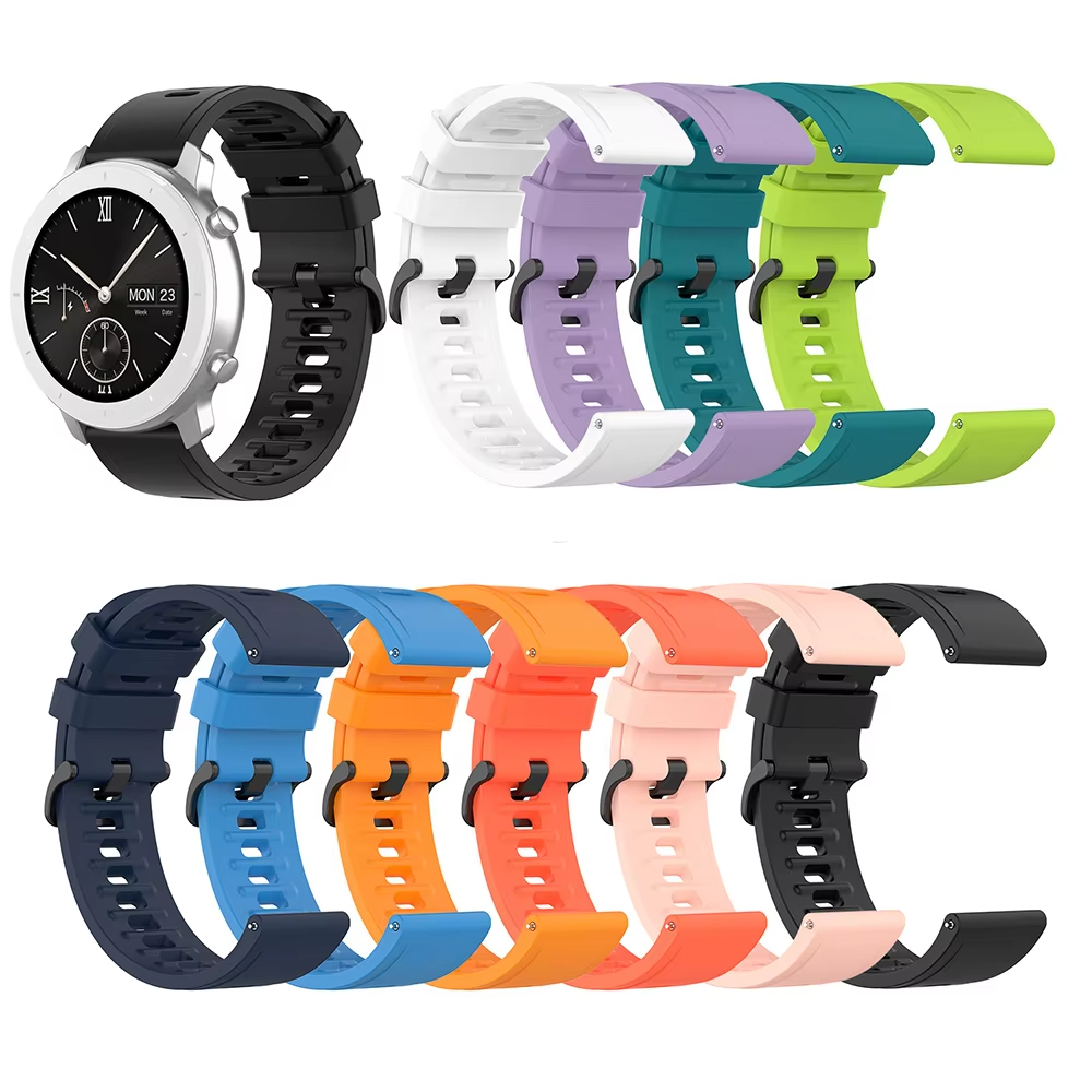 22 مللي متر سيليكون حزام الساع - مراجعة Smartwatch Pebble Watches وسعره