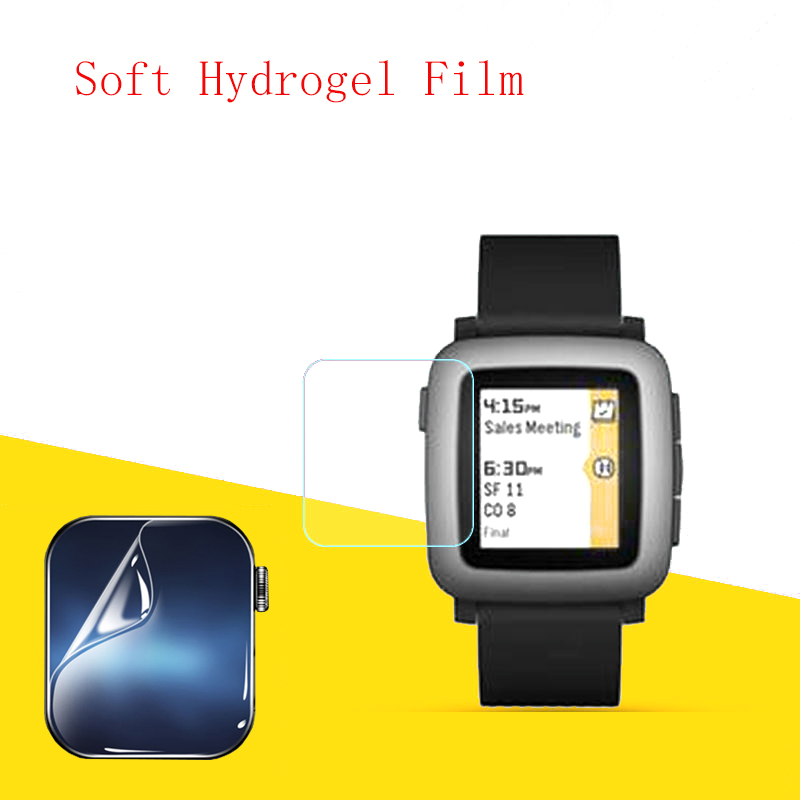 ساعة ذكية من فيلم هيدروجيل ناع - مراجعة Smartwatch Pebble Watches وسعره