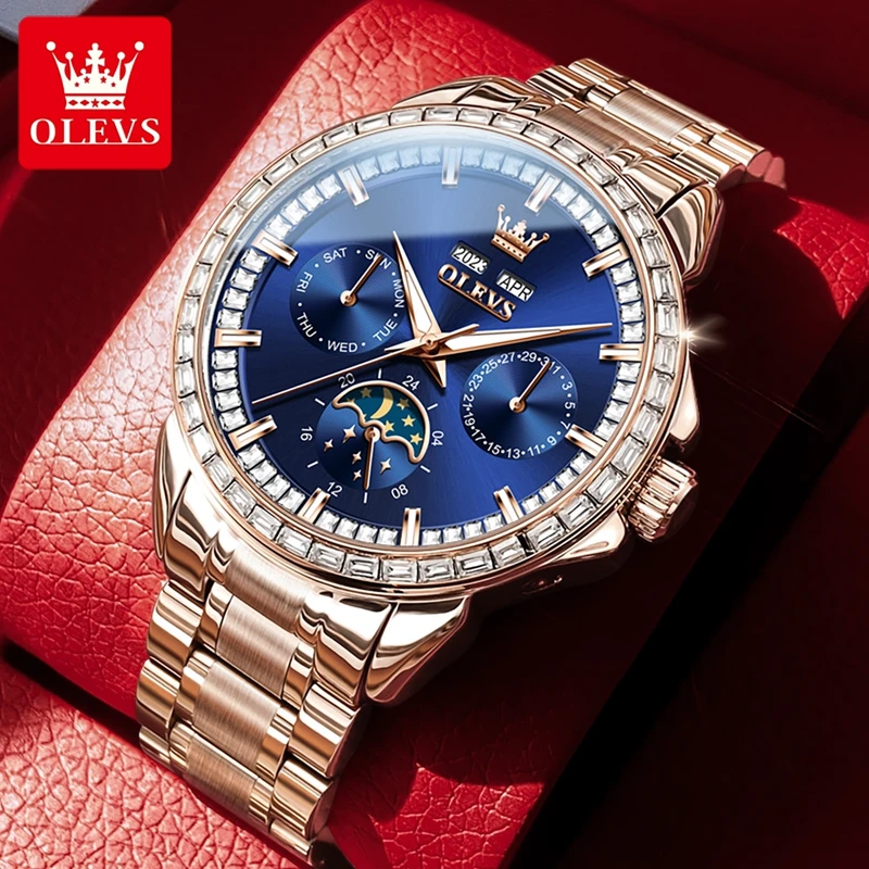 OLEVS 6695 ساعات رجالية جديدة  - مراجعة Altimeter Compass Watch وسعره