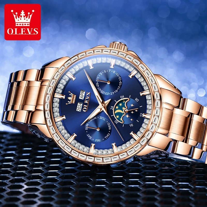 OLEVS 6695 ساعات رجالية جديدة  - مراجعة Altimeter Compass Watch وسعره