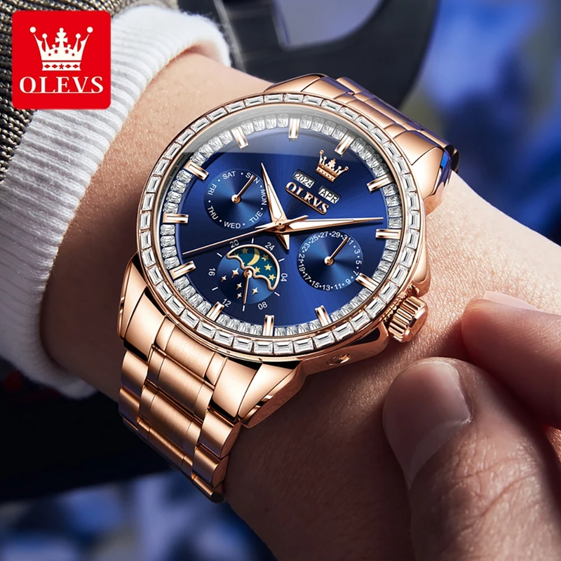 OLEVS 6695 ساعات رجالية جديدة  - مراجعة Altimeter Compass Watch وسعره