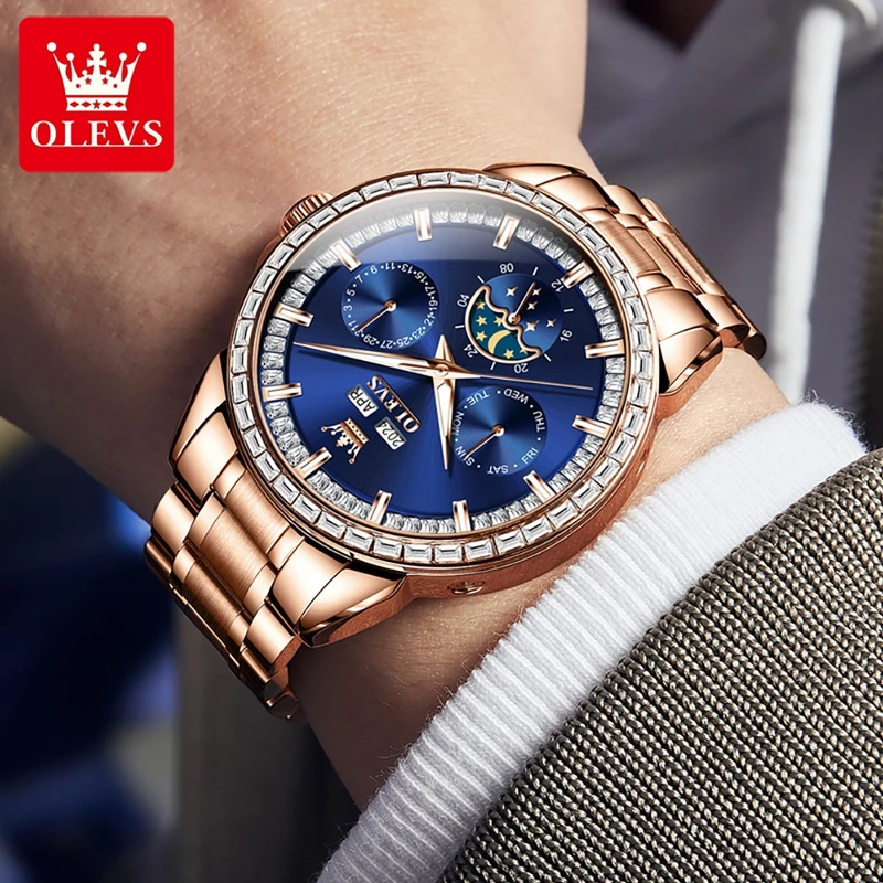 OLEVS 6695 ساعات رجالية جديدة  - مراجعة Altimeter Compass Watch وسعره