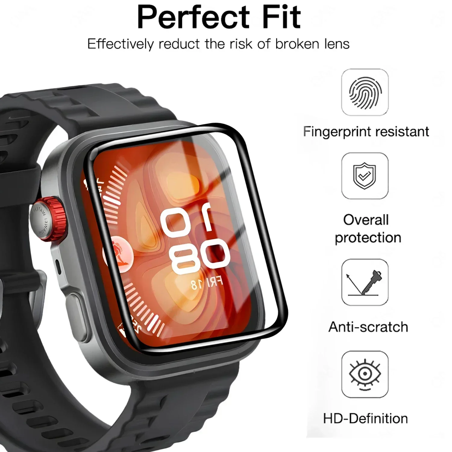 5 قطعة فيلم مقسى لساعة هواوي ص - مراجعة Smartwatch Watch Huawei وسعره