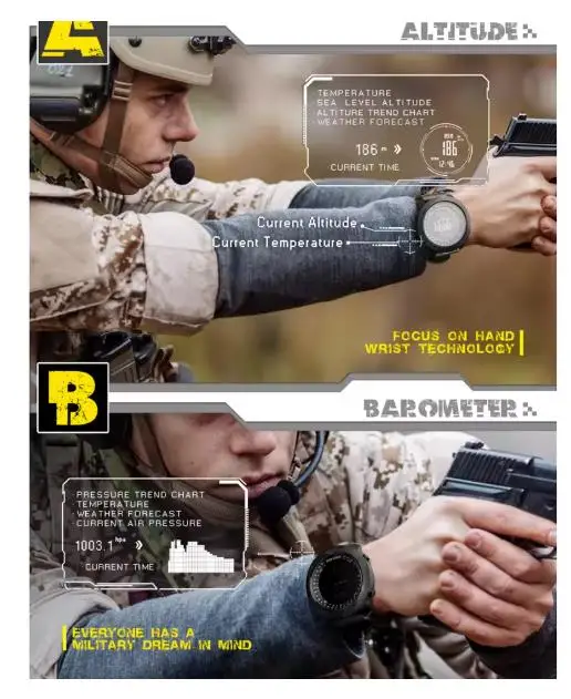 ساعة رقمية رياضية جديدة للرجال - مراجعة Altimeter Compass Watch وسعره