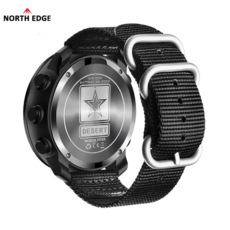 ساعة رقمية للرجال من نورث إيدج - مراجعة Altimeter Compass Watch وسعره