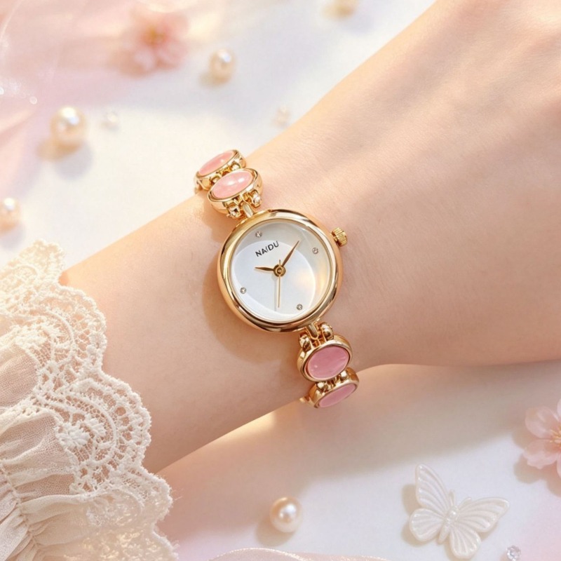 ساعة يد نسائية جديدة أنيقة مع  - مراجعة Luxury Ceramic Watch وسعره