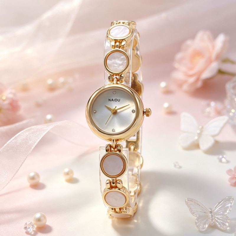 ساعة يد نسائية جديدة أنيقة مع  - مراجعة Luxury Ceramic Watch وسعره