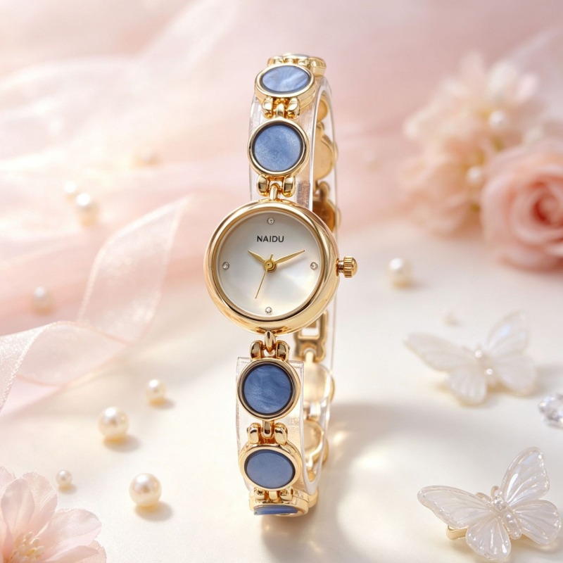 ساعة يد نسائية جديدة أنيقة مع  - مراجعة Luxury Ceramic Watch وسعره